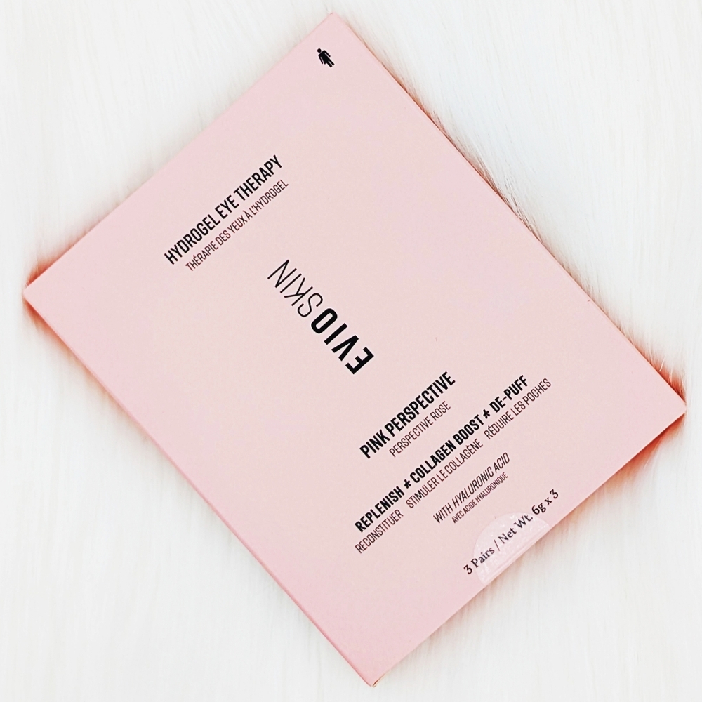 🔴 EVIO SKIN Pink Perspective Hydrogel Eye Therapy - 3 Pairs